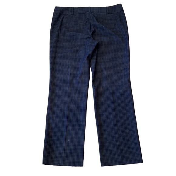 LOFT Women's Marisa Straight Leg Trouser Pants Navy Size 12 - Picture 2 of 8